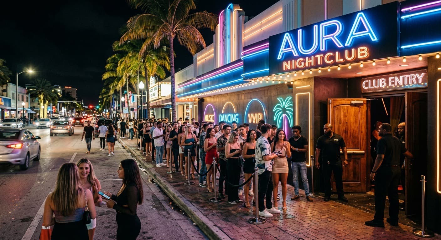 Nights Out party bus in Wilton Manors