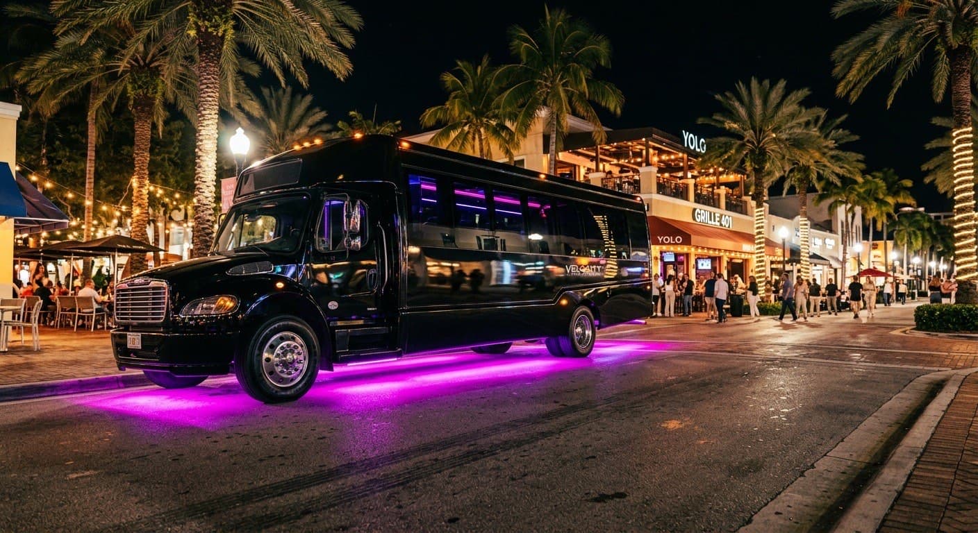 Quinceañera Party Bus · Fort Lauderdale party bus