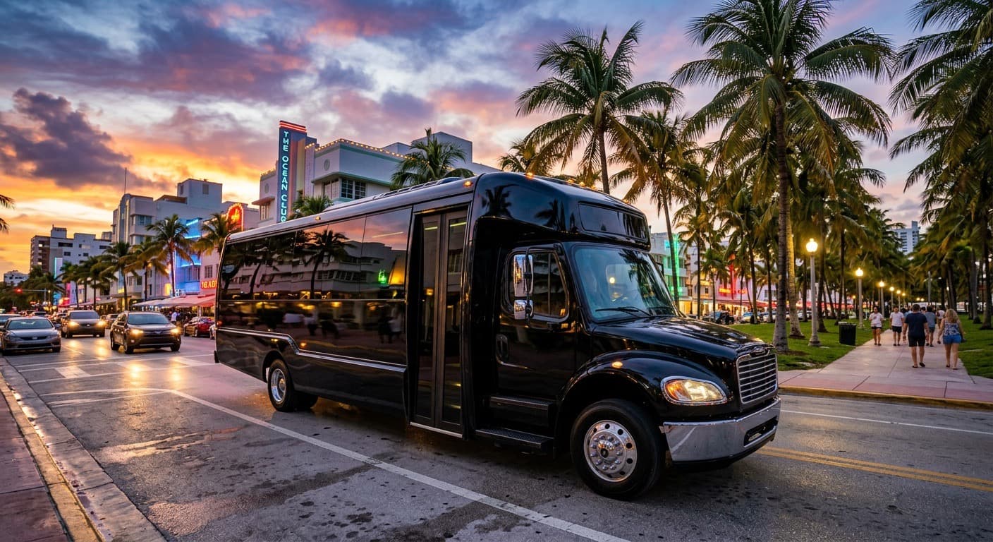 Mid-Size Party Bus party bus in Fort Lauderdale